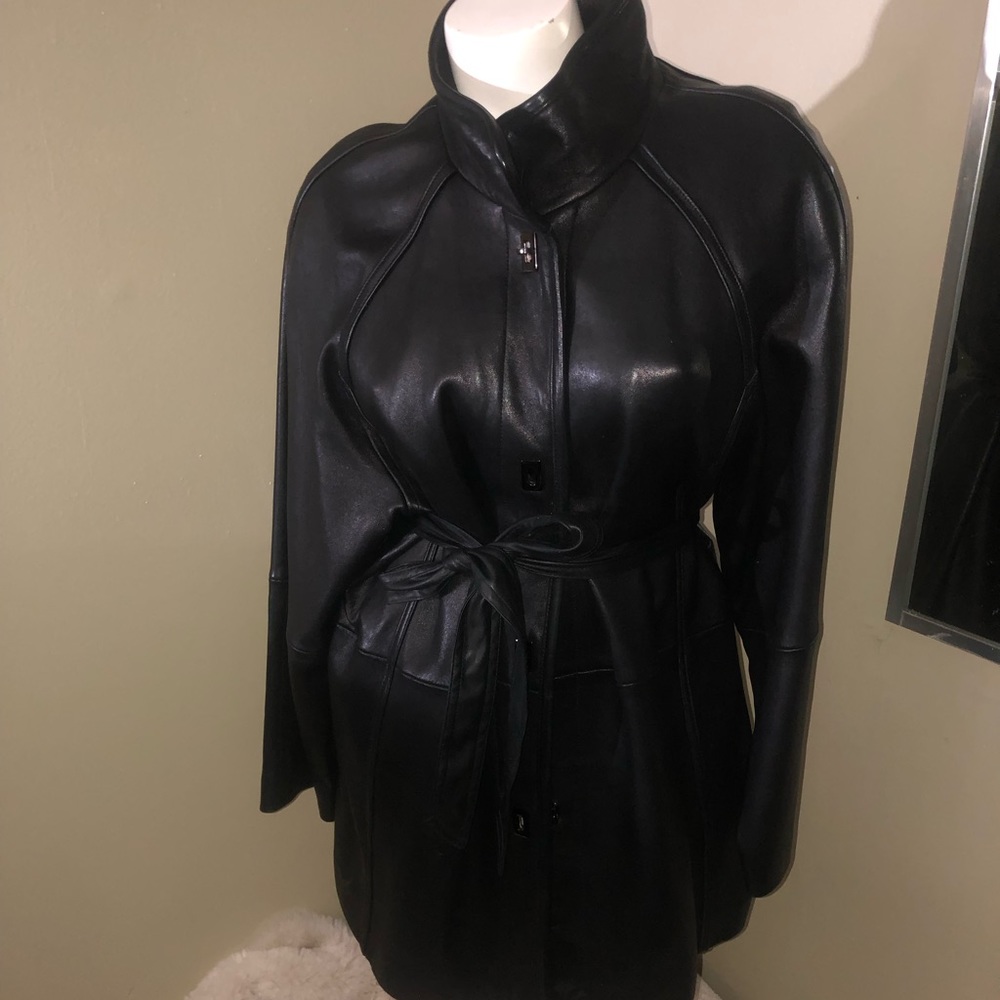 🔴Genuine leather walking coat